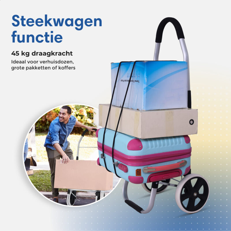 boodschappentrolley steekwagen functie
