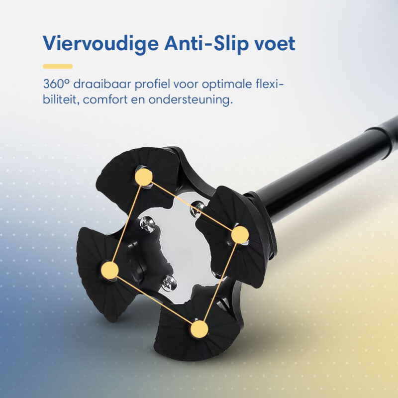 Wandelstok vierpoot