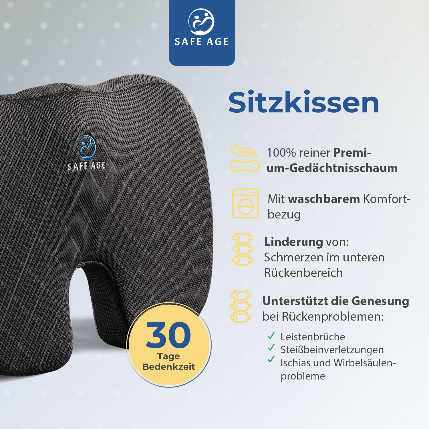 ergonomisches Sitzkissen