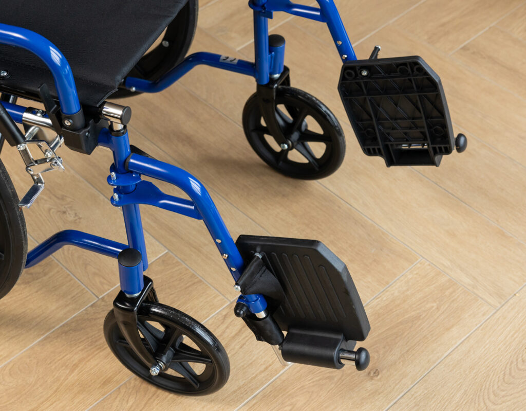 rolstoel wegklapbare voeten