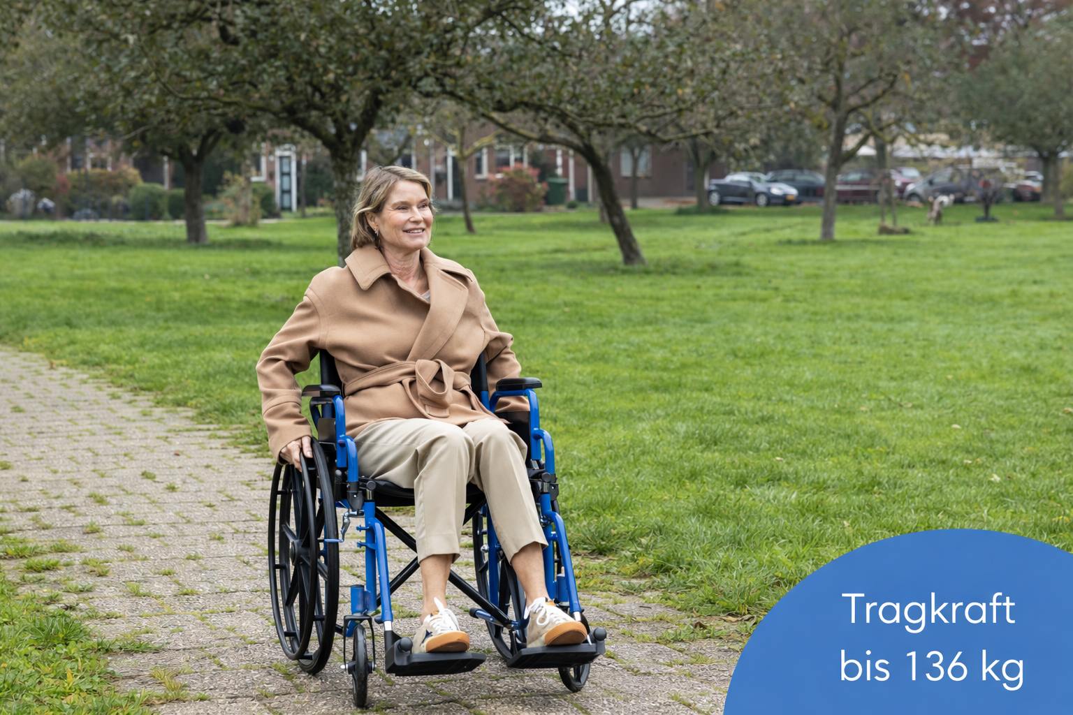 Rollstuhl stabil und komfortabel